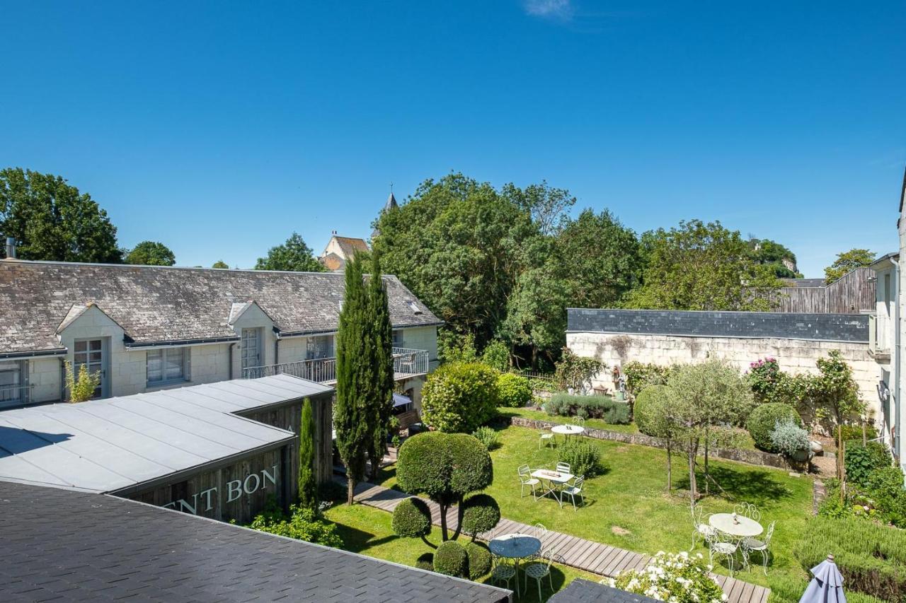 La Marine De Loire Hotel & Spa Montsoreau Bagian luar foto