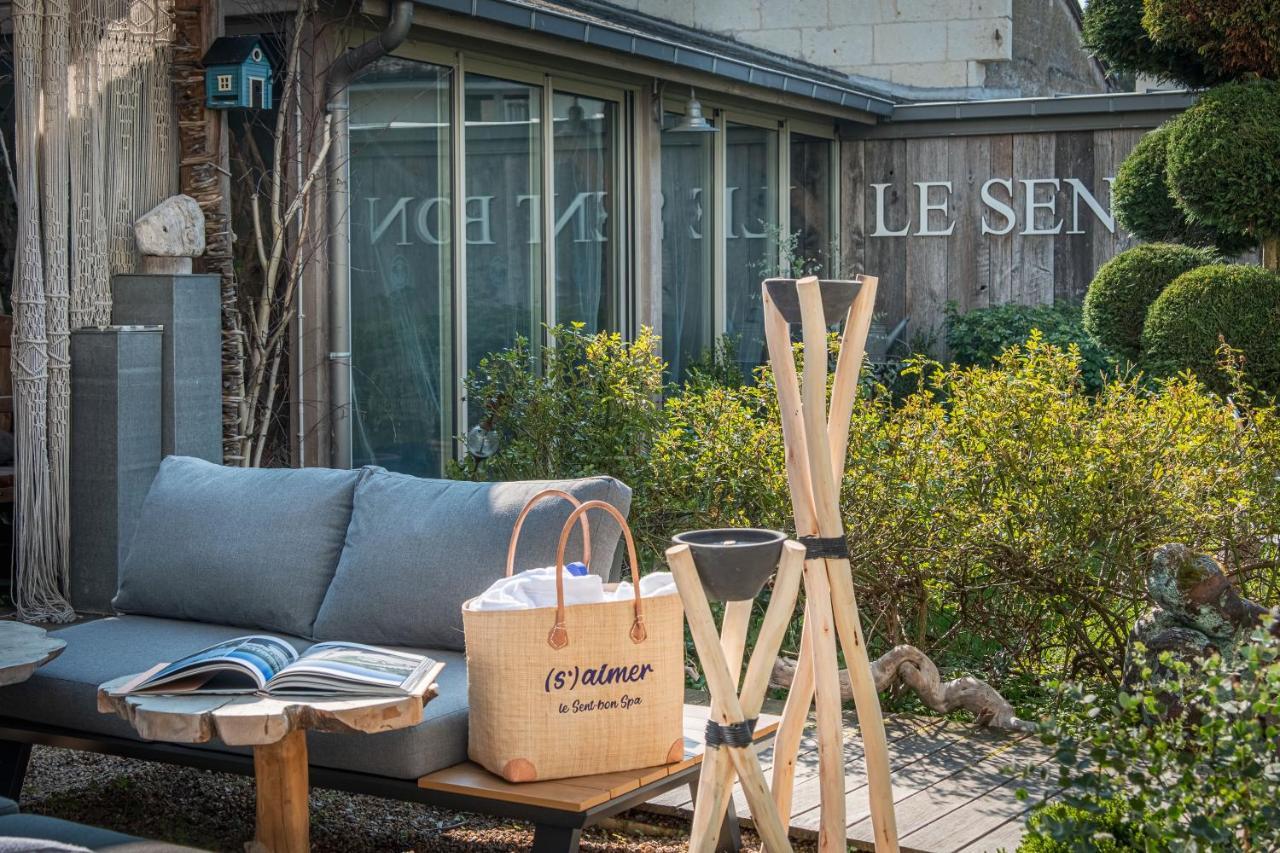 La Marine De Loire Hotel & Spa Montsoreau Bagian luar foto
